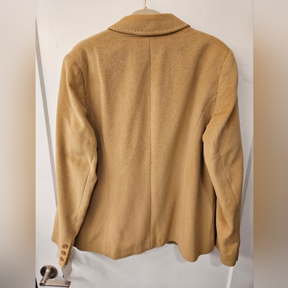 NWT - Angora Blend Venezia-Milano Camel Blazer - Size 16 - Picture 8 of 16